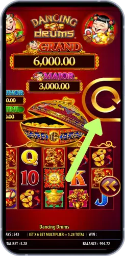Lancement de la machine à sous Dancing Drums avec jackpot